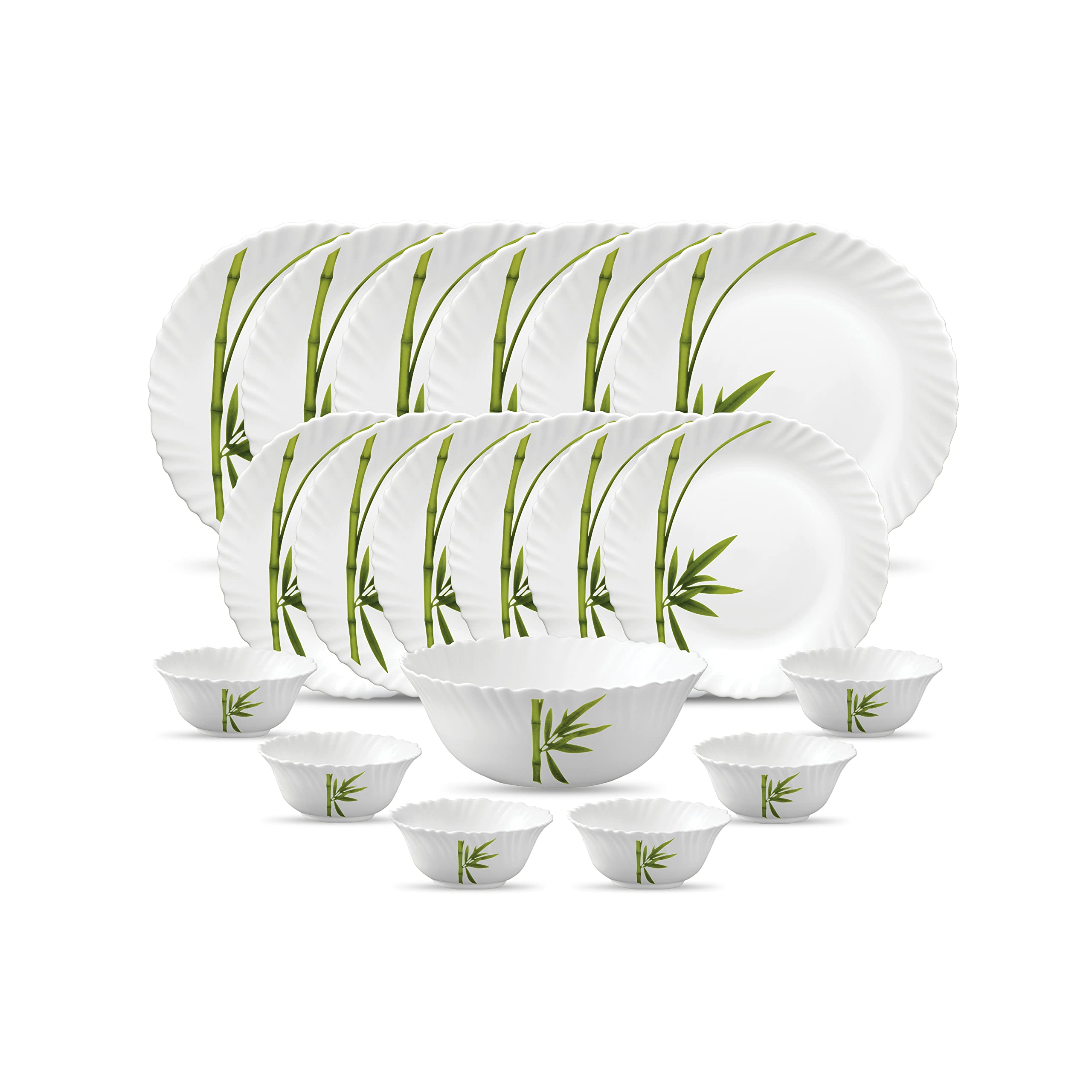 La Opala Diva Dinner Set - 19 Piece Family Crockery -14