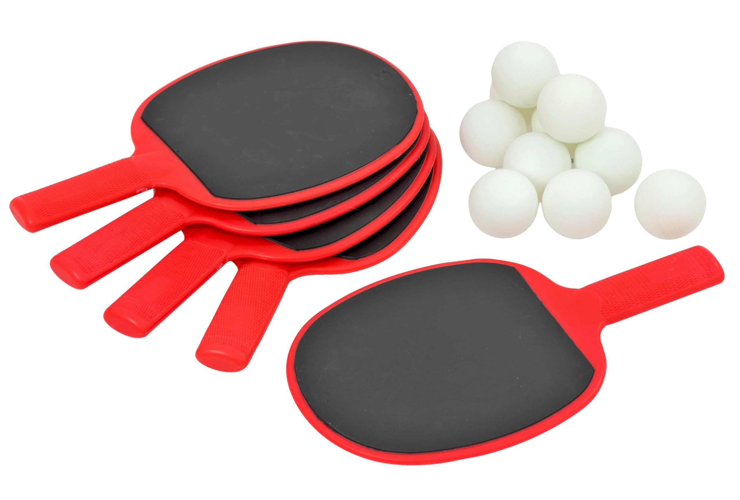 Betzold Kit de tennis de table d'extérieur - Raquettes et balles résistantes aux intempéries - Boîte de rangement