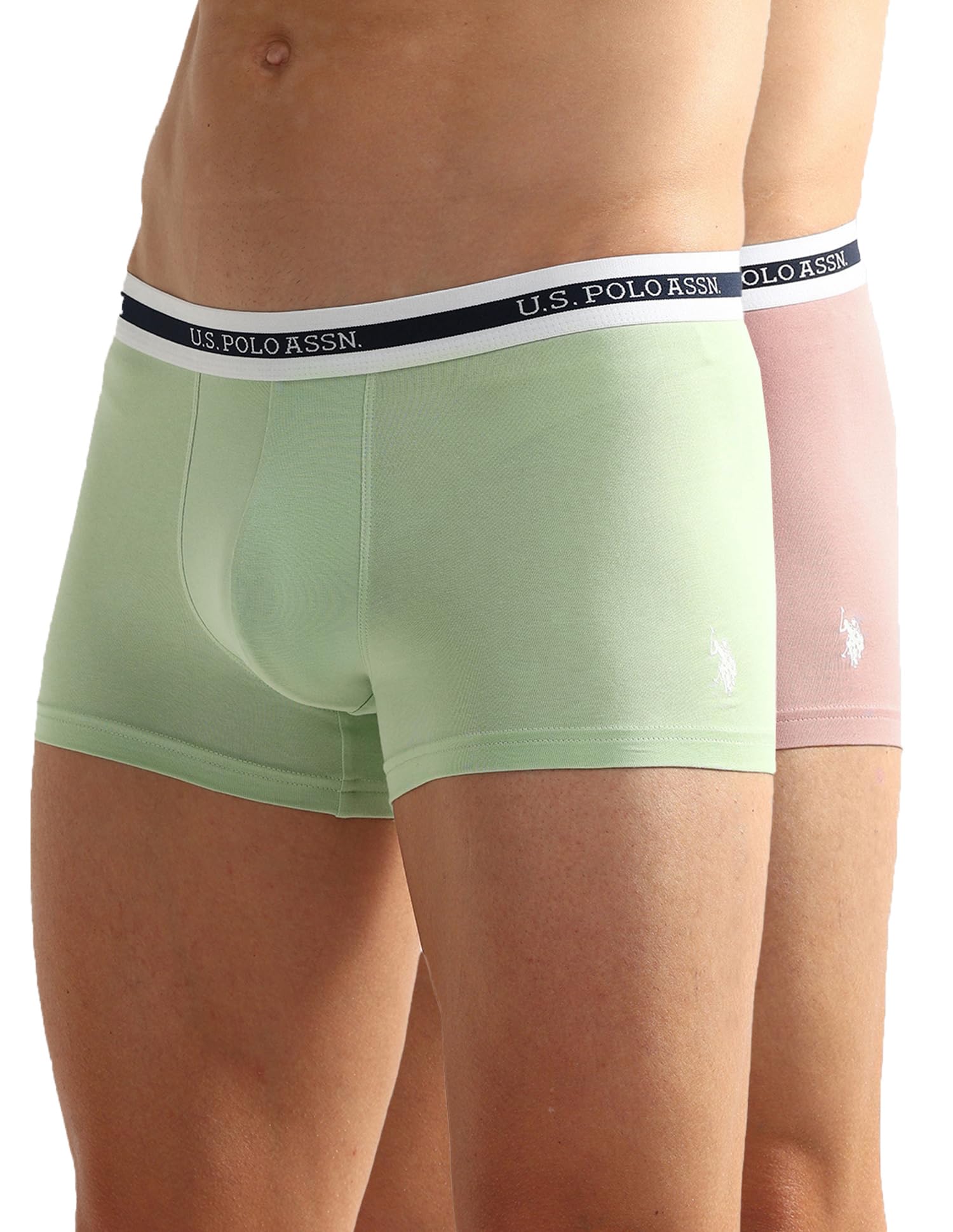 u.s. polo assn. Men's Cotton Blend Classic Solid Trunks-picture-34