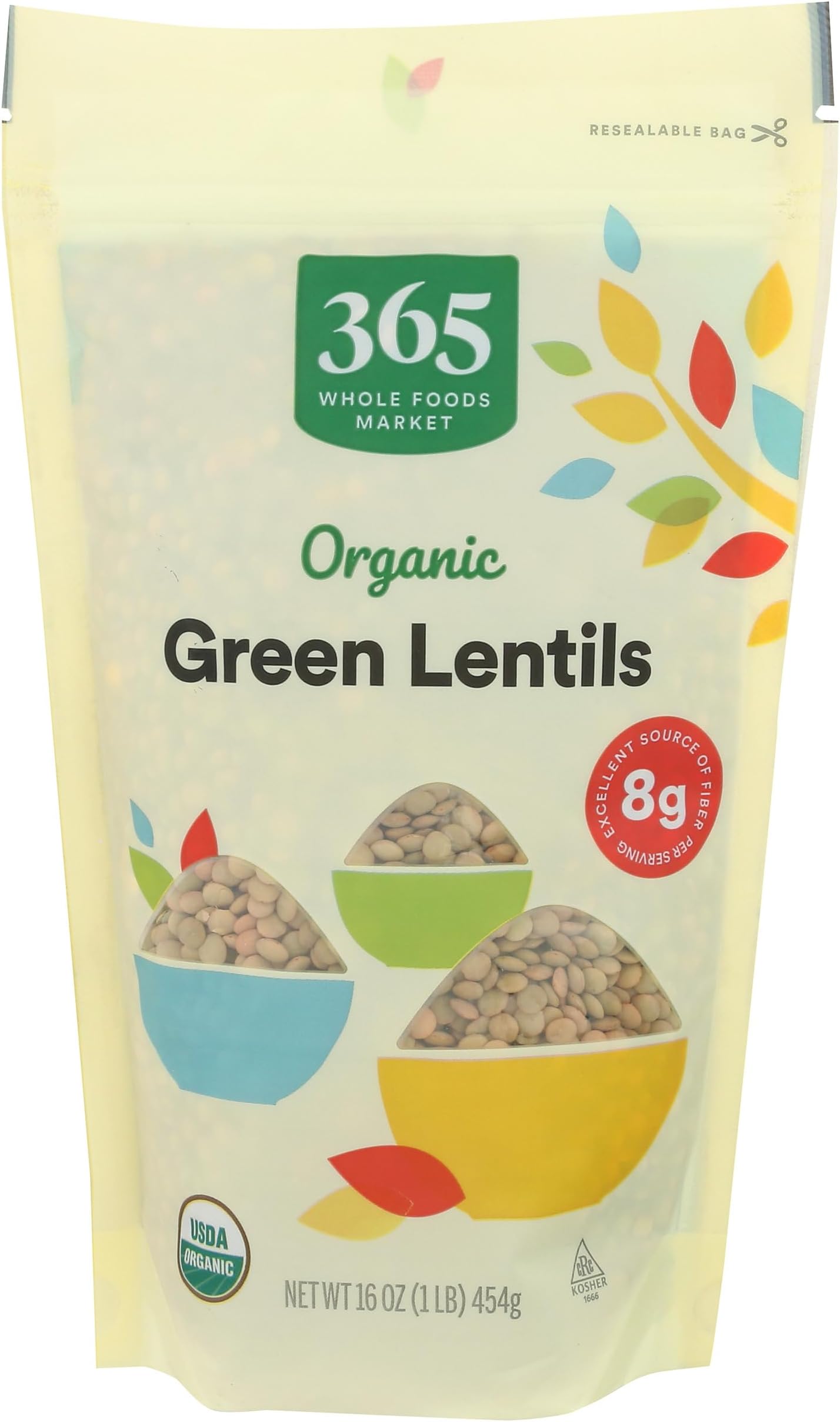 - 365 by Whole Foods Market, Organic Green Lentils, 16 Ounce