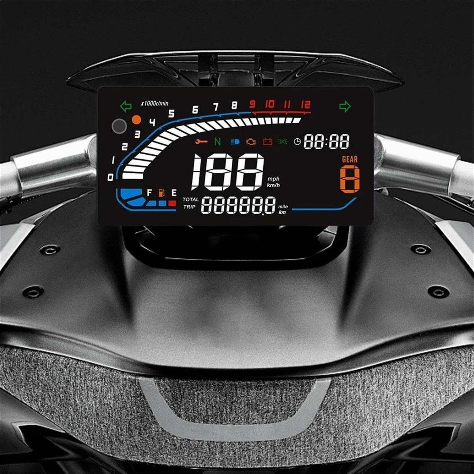 moto Medidor distancia Instrumento Tablero De Motocicleta