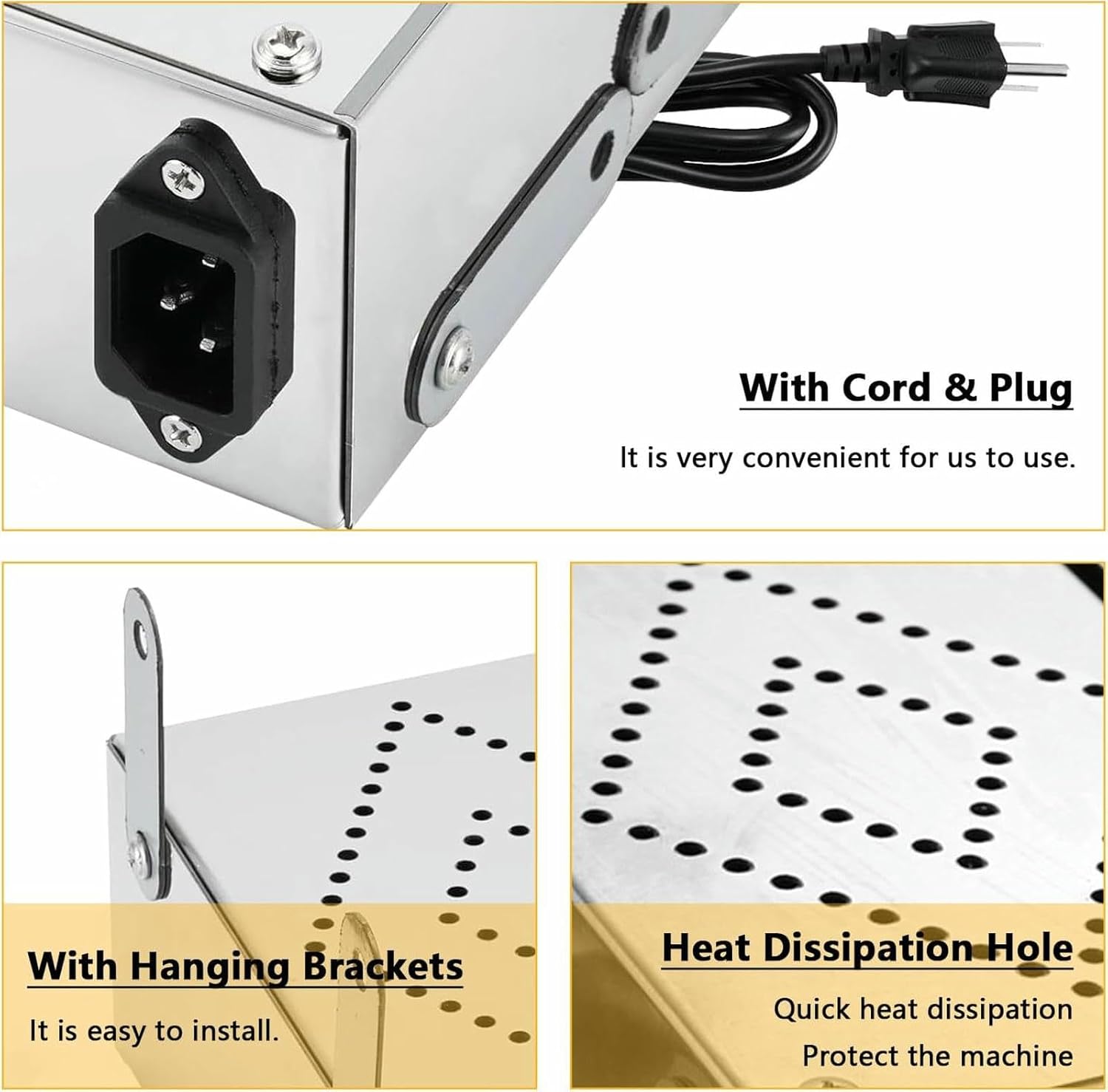 Adjustable Heat Lamp for Food Warmer, Kitchen & Cafeteria Plate Heater, Restaurant Heat Lamp with Temperature Control, Commercial Food Warmer, Catering Equipment