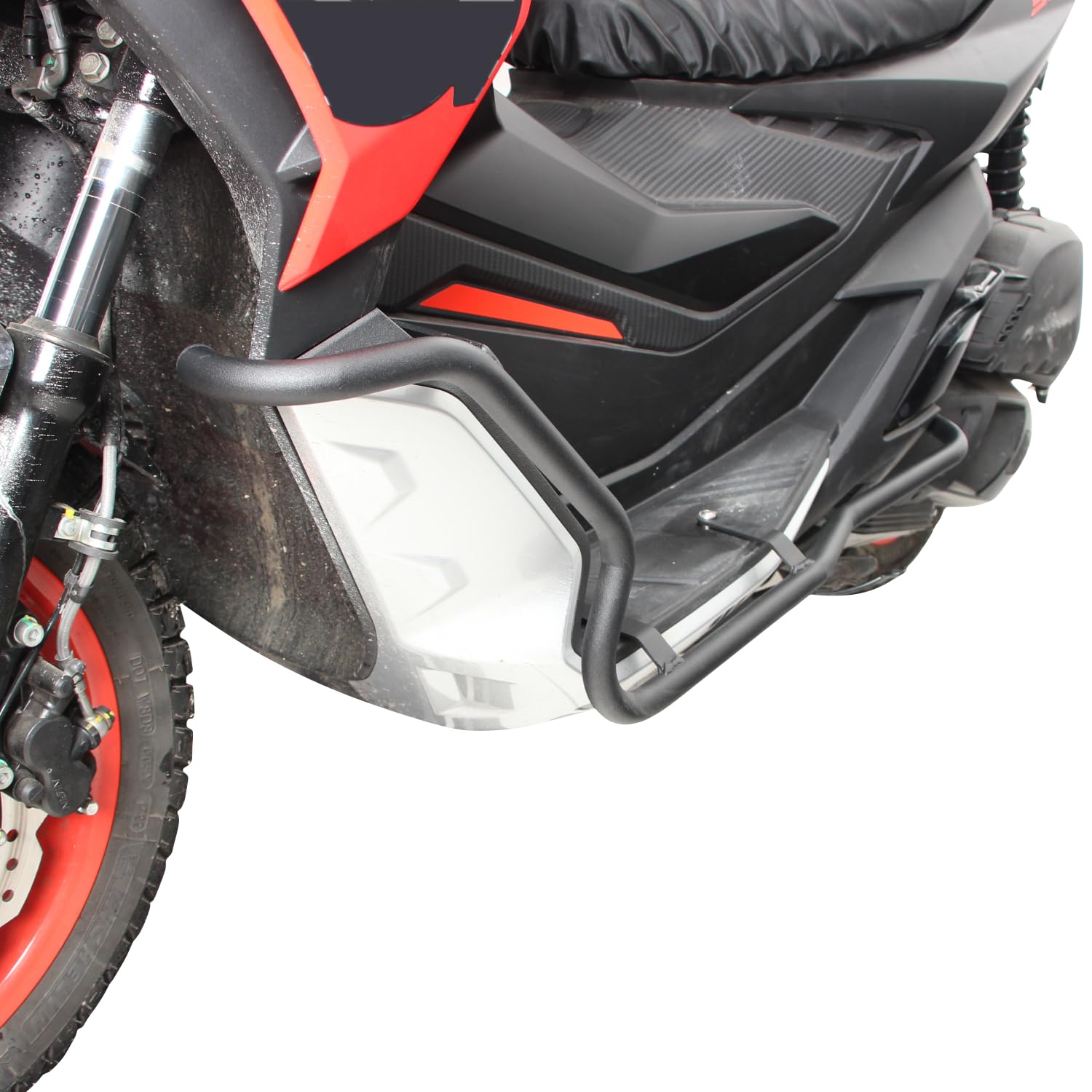 GP Kompozit Protección de Guardamotor y Barra Anticolisión Negra Compatible para Aprilia SR GT 125 / SR GT 200 2022-2023