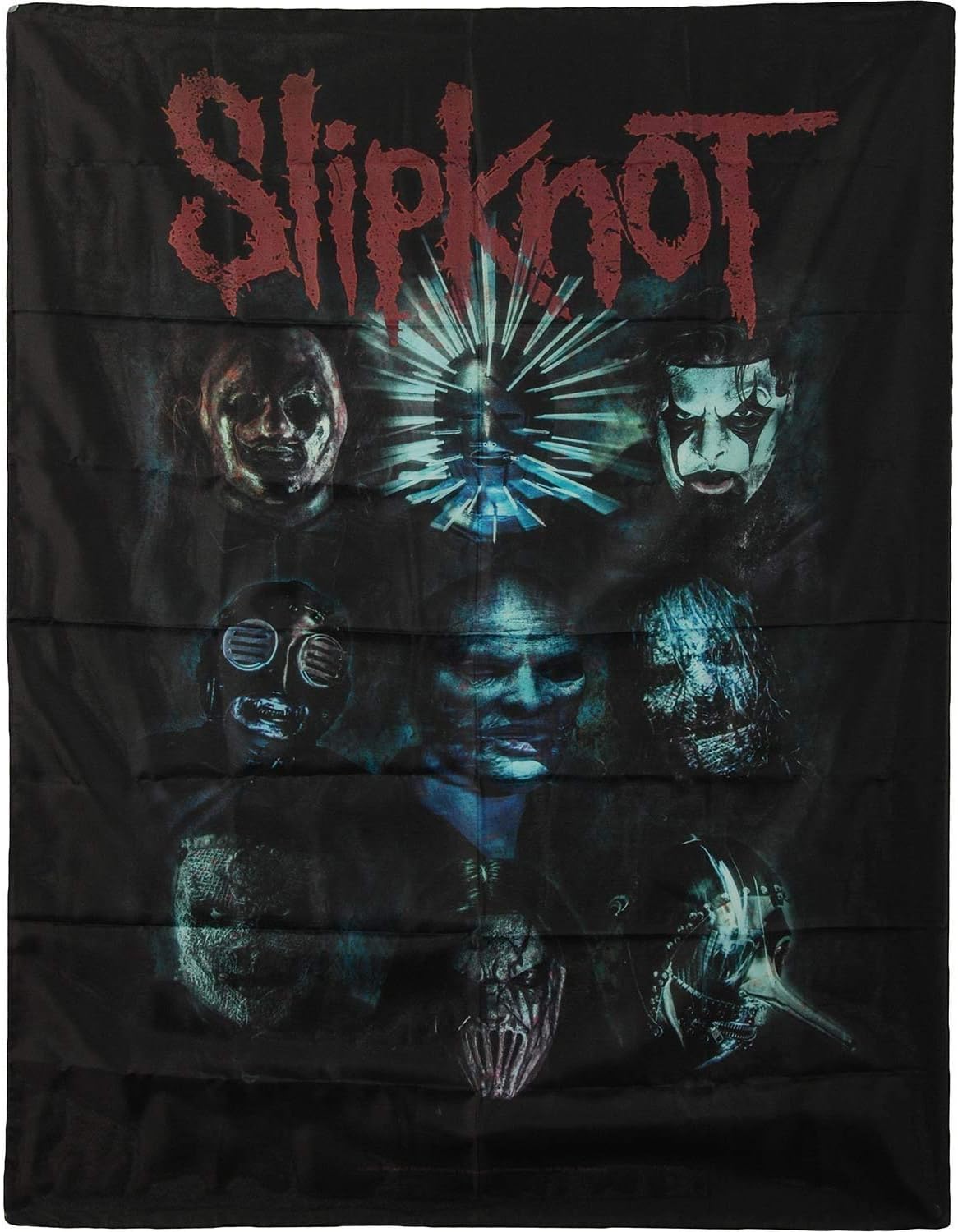 LPGI Slipknot Faces Fabric Poster 30" x 40" Amazon.co.uk Home & Kitchen