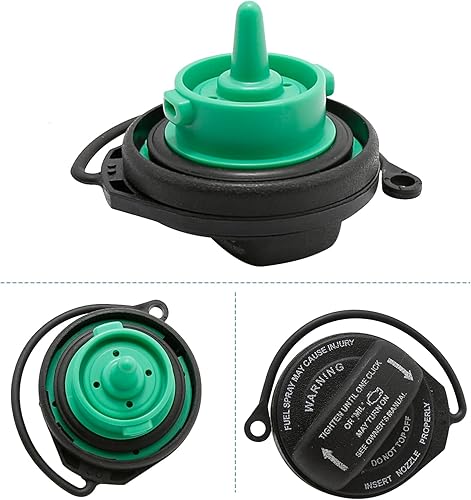 Miniatura 6 de EATAKWARD Tapa del depósito de combustible reemplaza# 3C8201550E 3C0-201-550-N 3C0201550N Reemplazo para CC 2009-2017  Eos 2007-2016  Passat