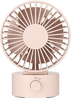 Muji Ventilateur De Bureau Usb À Faible Bruit, Rose