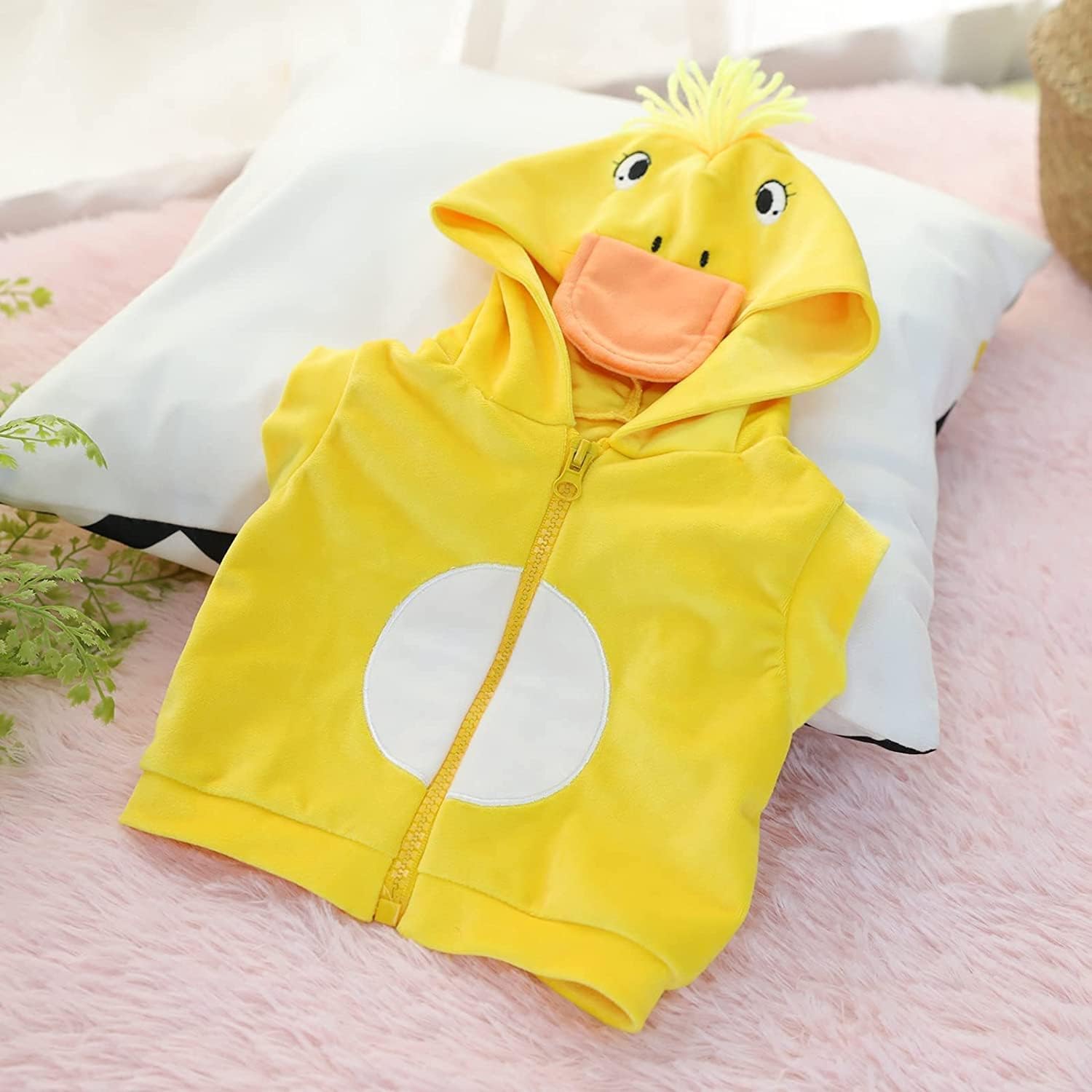 Reborn Baby Dolls Clothes Little Lion 6pcs Outfit Accessories for 17-23 Inch Newborn Baby Doll Girl&Boy Baby Doll Clothing Lion Design Element Set (Yellow Duck) image 5