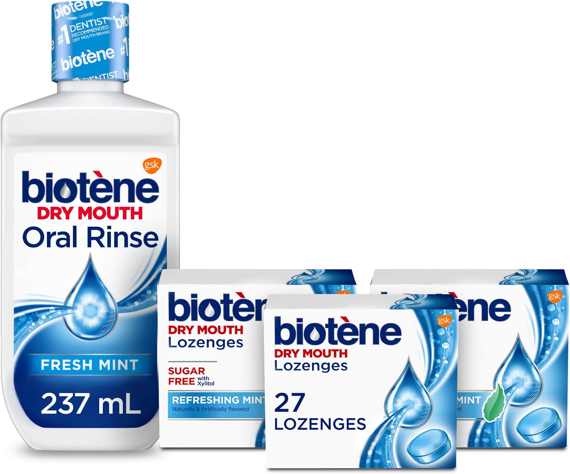 Amazon.com : Biotene Fresh Mint Moisturizing Oral Rinse Mouthwash ...
