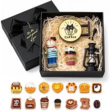 18PCS Cat Coffee Fridge Magnets, Cute Cat Magnets Decorative Fridge Set