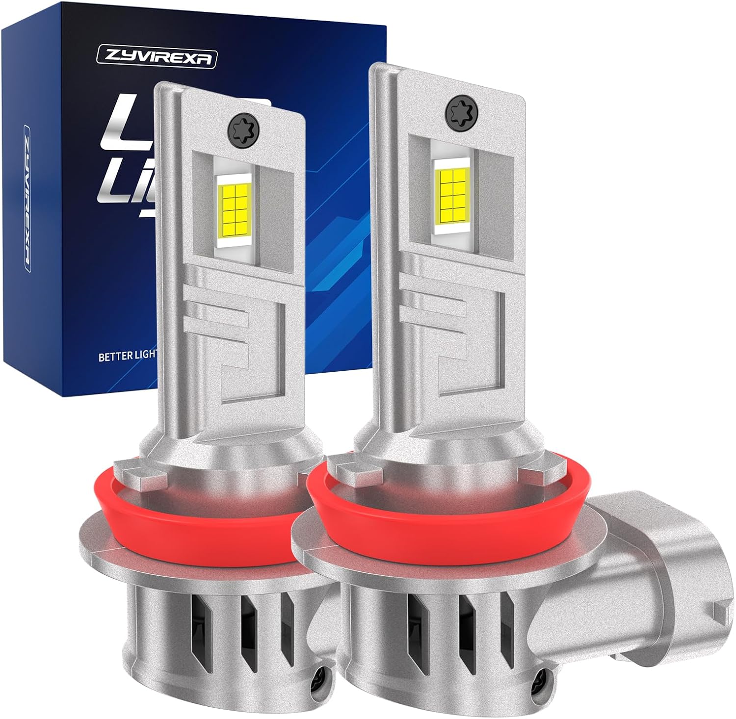 H11 Fog Light Bulbs Compatible For Nissan Altima 2005-2018, H8 Bulb, White Light, Plug and Play, Pack of 2