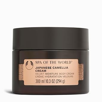 The Body Shop Japanese Camellia Cream | Velvet Moisture Body Cream, 10.3 Oz