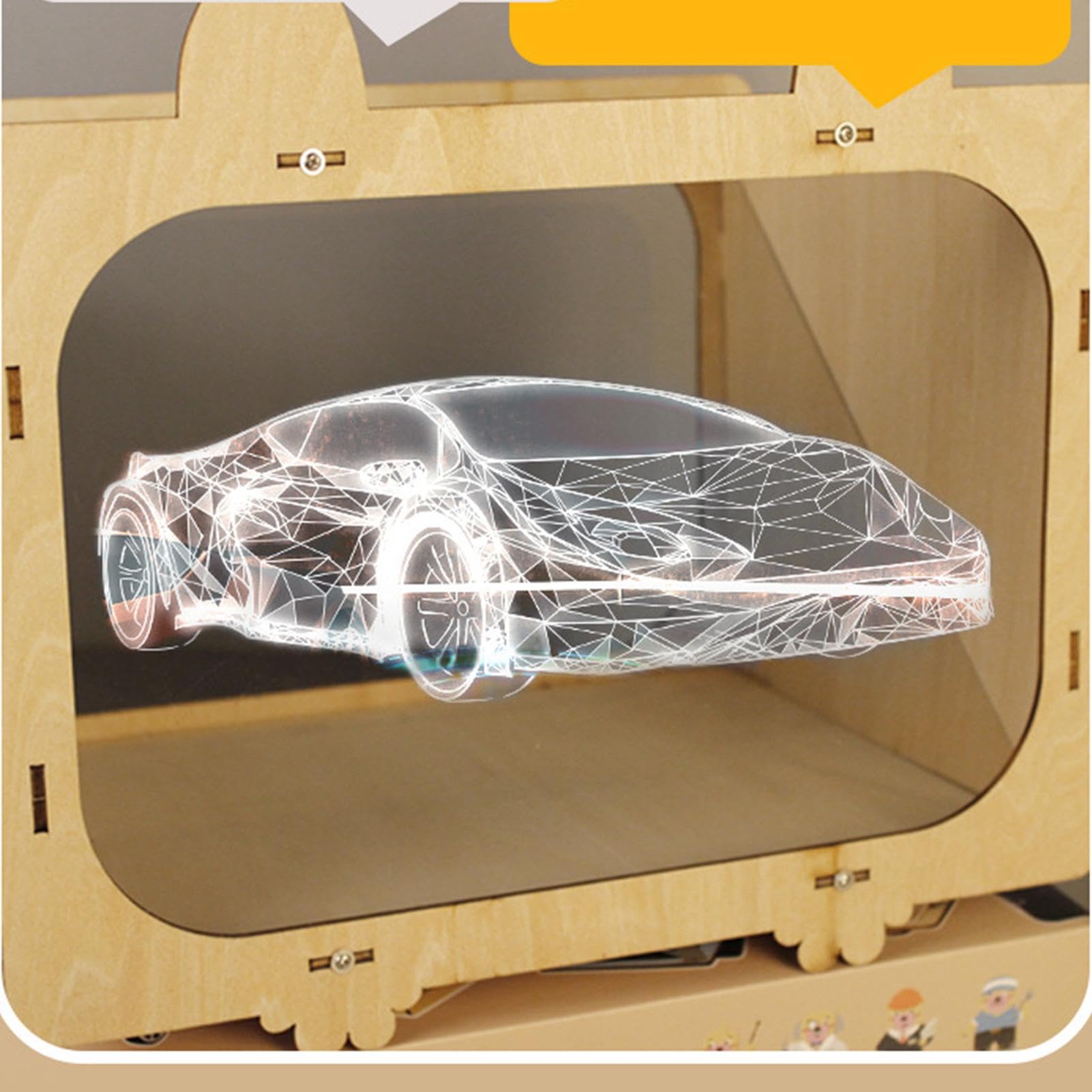Kino-Projektor für Telefon | Karton Heimkino - Handy Smartphone Hologramm Display Ständer Projektor Multi-Winkel Visuelle für Heimkino Kino-Projektor für Telefon | Karton Heimkino - Handy Smartphone Hologramm Display Ständer Projektor Multi-Winkel Visuelle für Heimkino