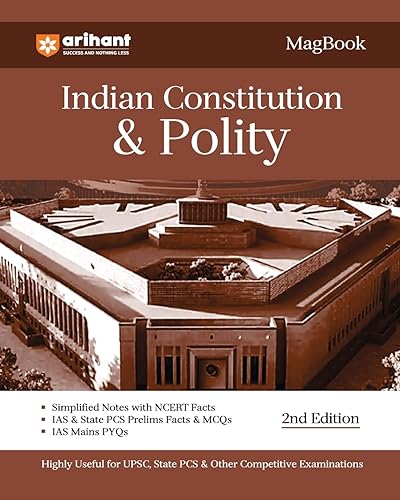 Arihant Magbook Indian Constitution &amp; Polity for UPSC Civil Services IAS Prelims / State PCS &amp; other Competitive Exam | IAS Mains PYQs
