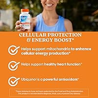 Vista 5 de Doctors Best Ubiquinol, coenzima Q10 de forma reducida, sin OMG, sin gluten, sin soja, 60 cápsulas blandas