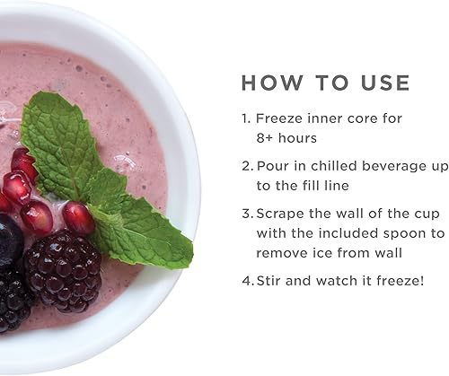 Miniatura 10 de ZOKU Máquina original para granizados y batidos, taza para granizados caseros congelados rápidos, batidos de frutas y batidos en minutos, sin BPA,