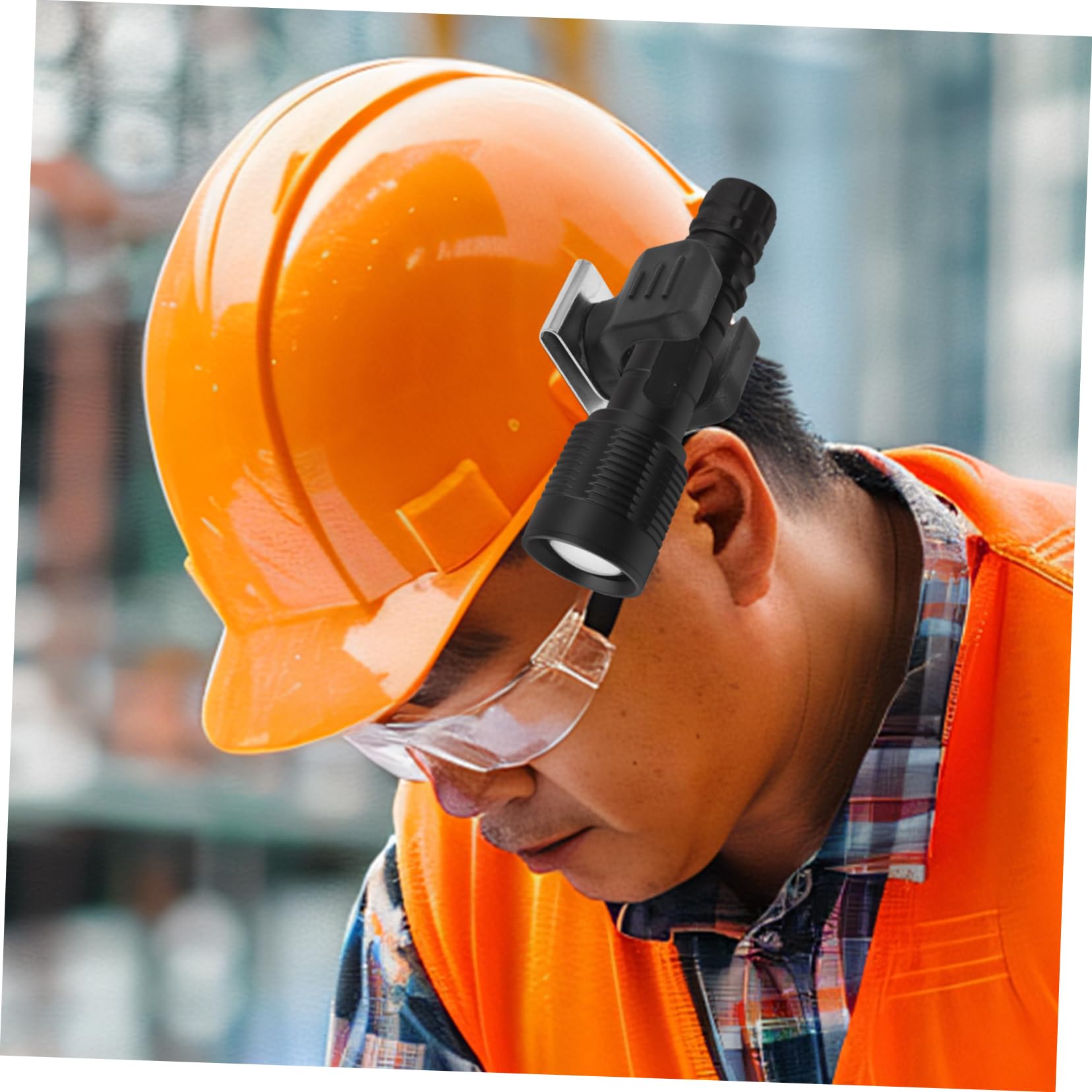 Supporto Clip Torcia Elettrica Casco Sicurezza 20-27 Mm, Accessorio Elmetti Fissaggio Sicuro