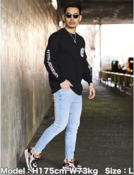 Amazon | [NYN-JEWELRY] EMBLEM L/S TEE ロンT 長袖Tシャツ トップス
