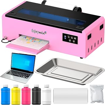 A4 DTF Printer with Laptop for Beginners, DTF Transfer Printer Machine
