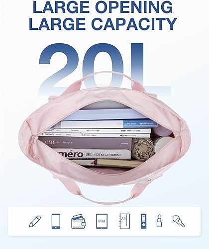 Miniatura 2 de BAGSMART Women Foldable Tote Bag, Large Tote Bag for School Shoulder Bag Handbag for Travel, Work, Beach, Gym, Shop