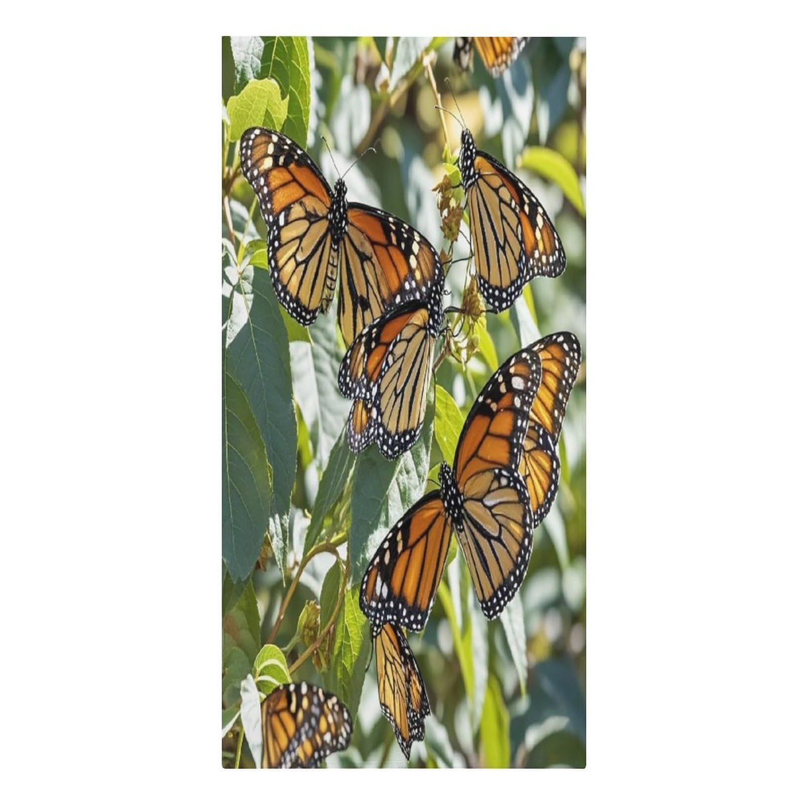 FekiLoot Monarch Butterflies Towels Lightweight Thin Beach Towel Classic Soft Large Pool Towel Highly Absorbent Sand Free Bath Towels Travel Blanket for Vacation Essentials Adult Gift 30" X 61"