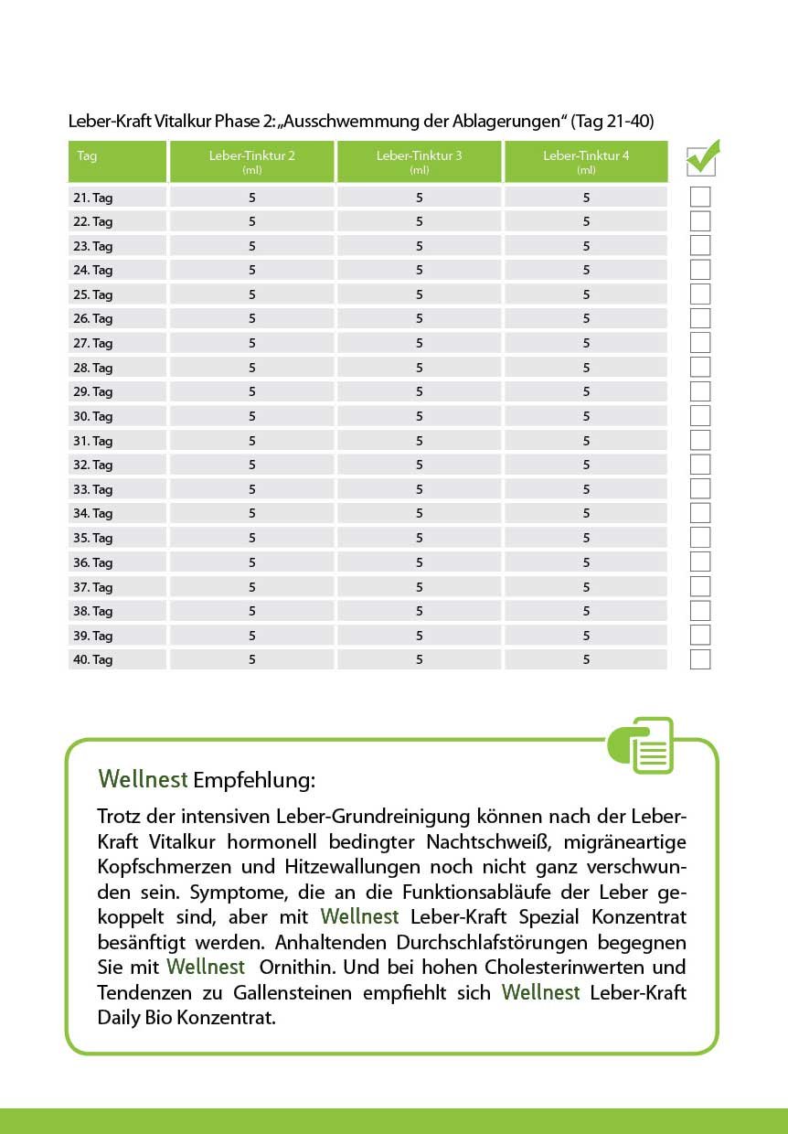 Leber-Kraft Detox-Kur-Paket (Entgiftungs-Kurpaket für 40 Tage Leberreinigung nach TCM) - 100% pflanzlich - einfache Handhabung - sehr gut wirksam bei Leber- und Durchschlafbeschwerden