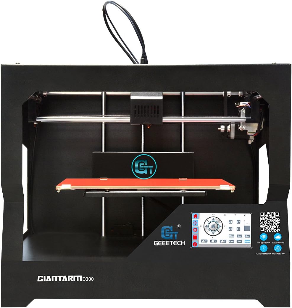GIANTARM D200 3D Printer With Print Size 300 x180x180mm, Power Failure Recovery, Touch Screen And Fully Metal Frame