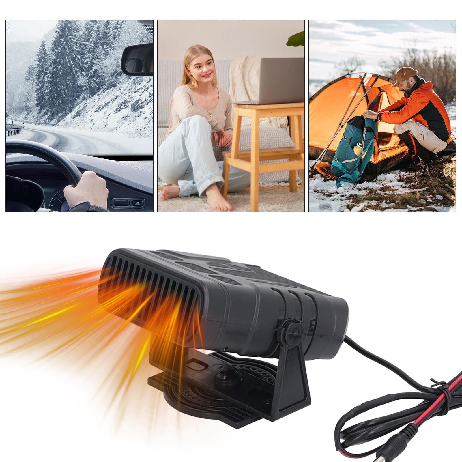 Calefactor Solar para Gallinero - 20W Calentamiento Rápido Viento Imprescindible - Calentadores Solares Para Casas De Mascotas | Para Hogar Coche Invernadero Pequeños Animales Casa De Mascotas