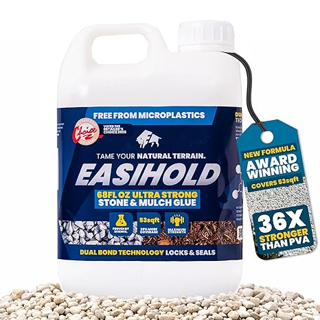 Easihold Rock and Mulch Glue for Landscaping (Easihold, 68oz)