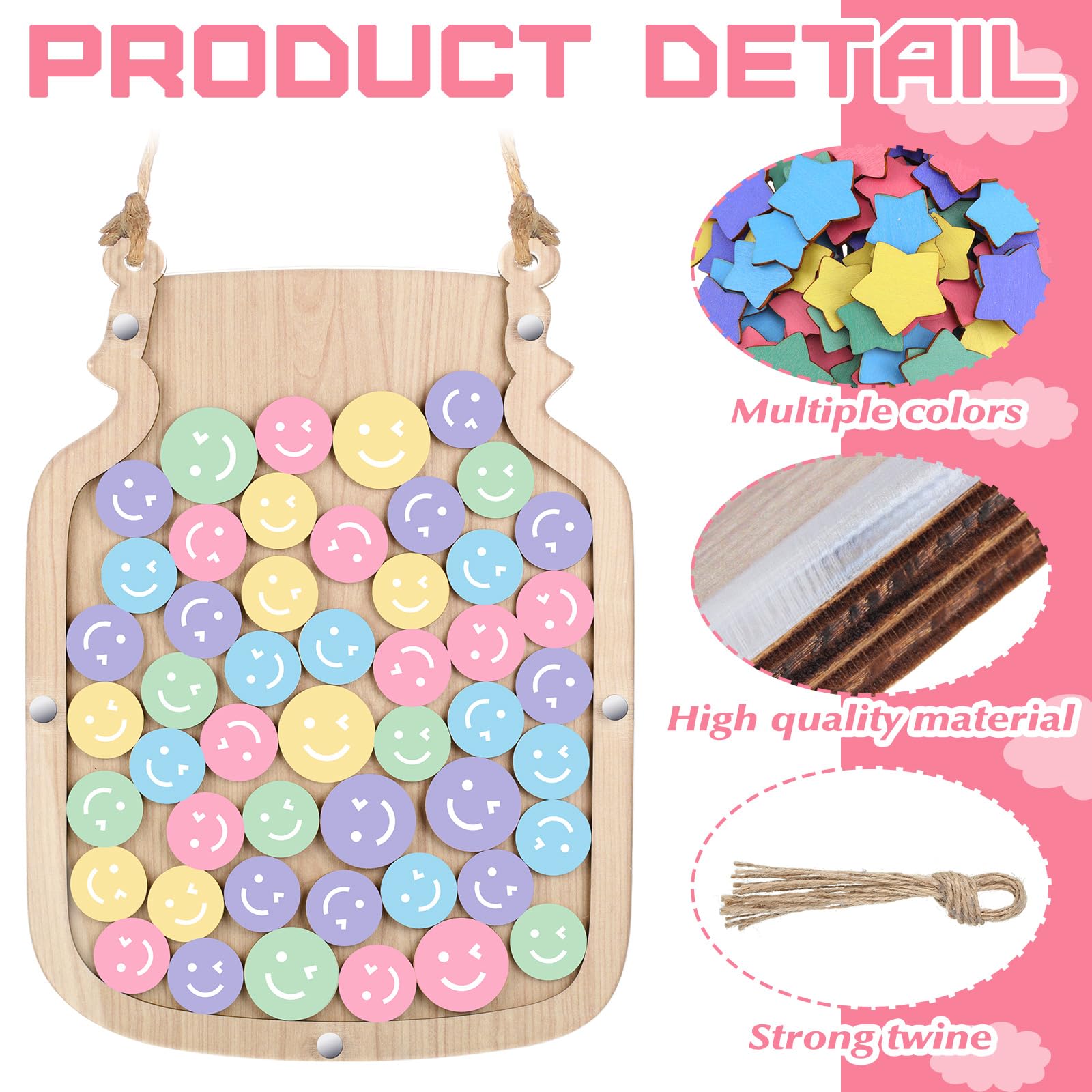 Snapklik.com : Zhanmai 11.57 X 8.66" Classroom Reward Jar For Kids ...