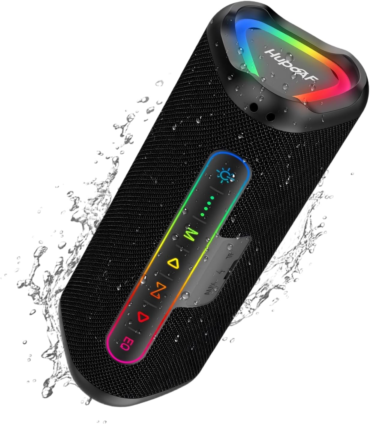 Magnetic Bluetooth Speaker for Golf Cart, 24H Playtime, IPX7 Waterproof, Wireless Outdoor Portable Speakers with Strong Magnet, Loud Stereo Sound for Golf, Bike, Camping, Party, Beach, Gifts for Men