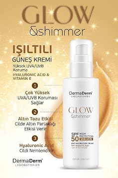 NAPURE Dermaderm Glow Glitter Sunscreen Spf 50