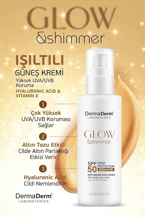 NAPURE Dermaderm Glow Glitter Sunscreen Spf 50