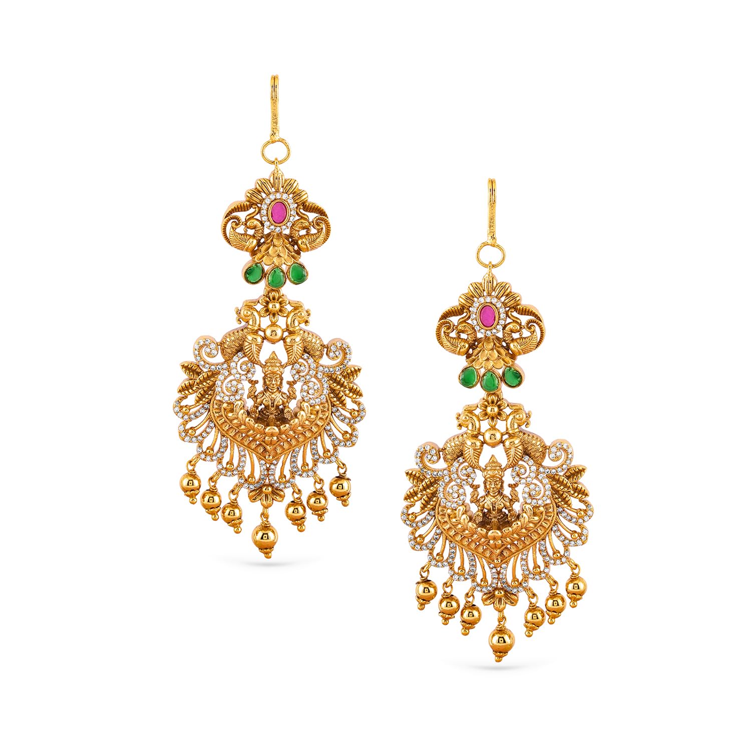 Temple Maang Tikka Gold Plated Lakshmi Motif Bridal Festive Jewellery Gift for Women & Girls-image-49