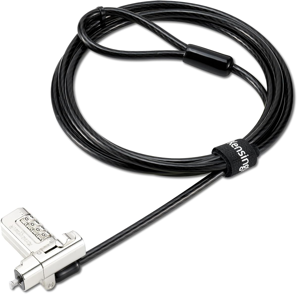 Kensington Universal 3-in-1 2.0 Combination Laptop Lock, fits T-bar, Nano, N17, Wedge-shaped Lock Types, 6-foot Computer Security Locking Cable, Compatible with Dell, HP, Lenovo - Resettable, K63394WW