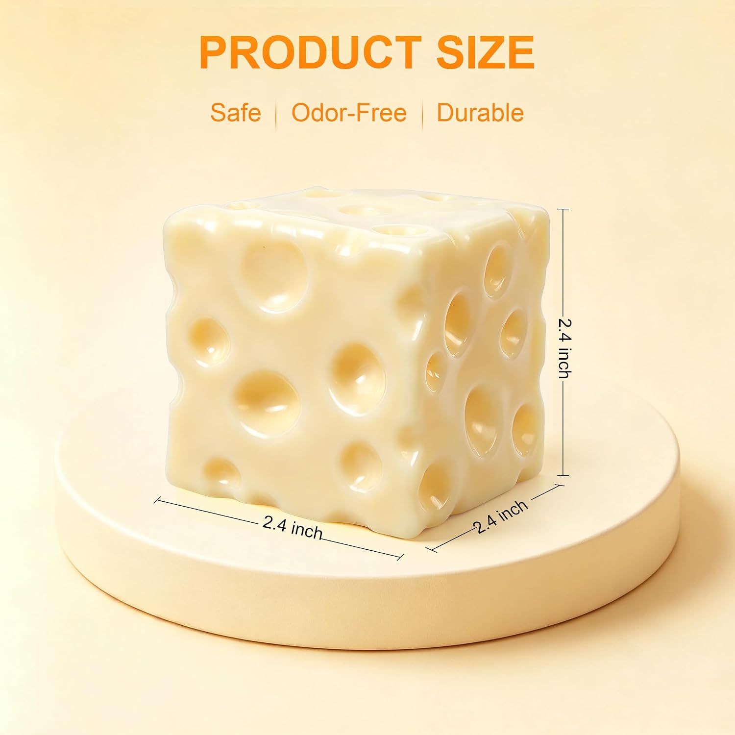 Coconut Oil Squishy, Cheese Squishy Non-Rebound