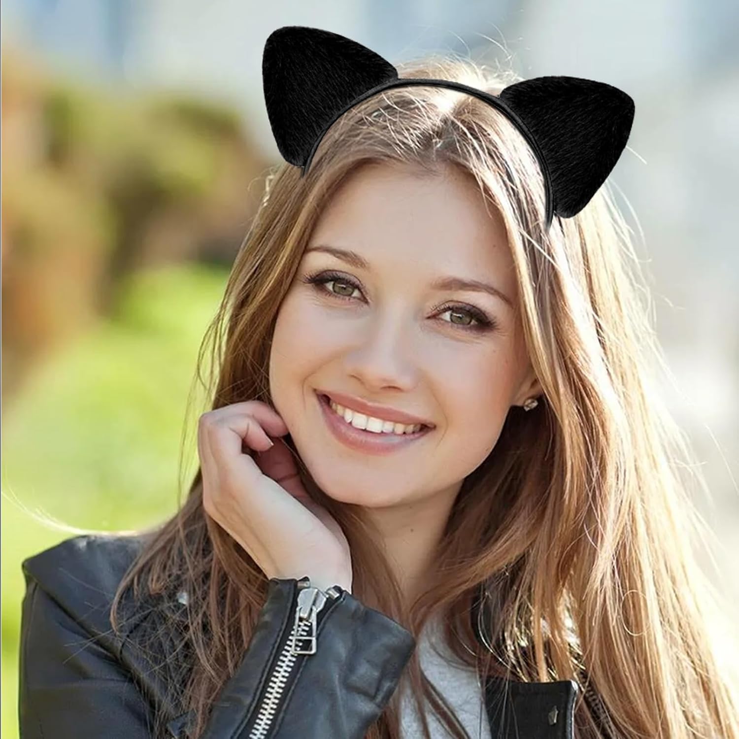 2 Pack Cat Ears Headband, Furry Cat Ear for Halloween Party Cosplay Daily Wear Cats Women Costume Accessory - Image 7