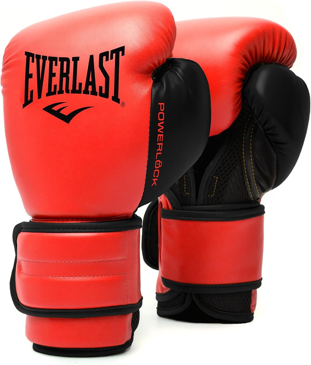Powerlock 2 Hook & Loop Boxing Gloves | Fight Training Gloves | Hook and Loop with Durable Hand & Wrist Support | Heavy Bag & Fitness Training