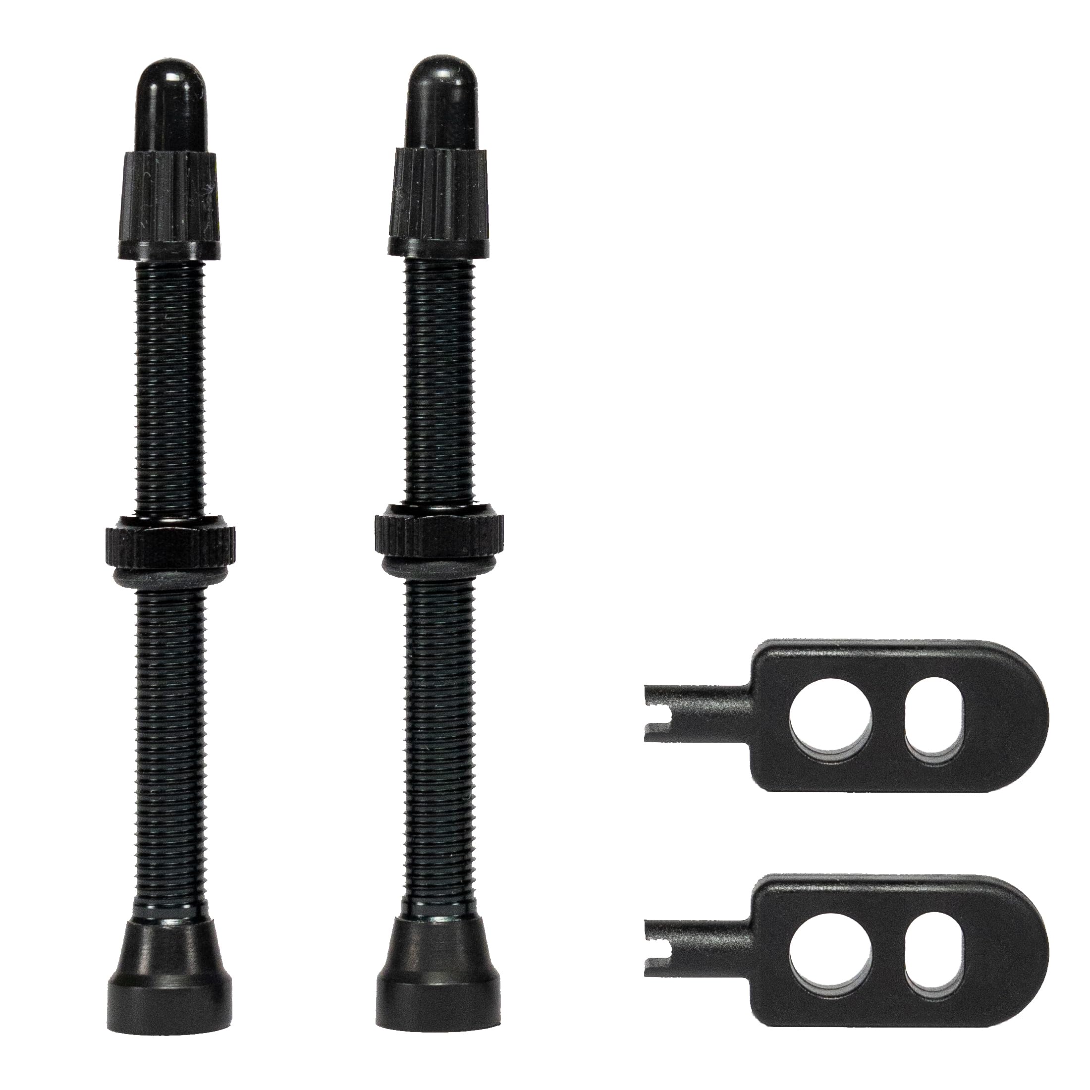 Hutchinson – Tubeless Valves – Universal – Conical – Waterproof & Durable – Compatible Road/Gravel/eBike/MTB – 60mm x2