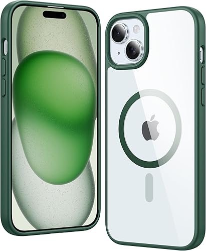 Miniatura 724 de Fntcase Funda para iPhone 15 Plus y 14 Plus de 6.7 pulgadas, magnética, a prueba de golpes de grado militar, antiamarilleo, delgada, protectora