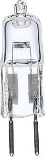 Satco 5T3/CL Halogen Bi Pin Halogen, 5W G4 T3, Clear Bulb [Pack of 6]