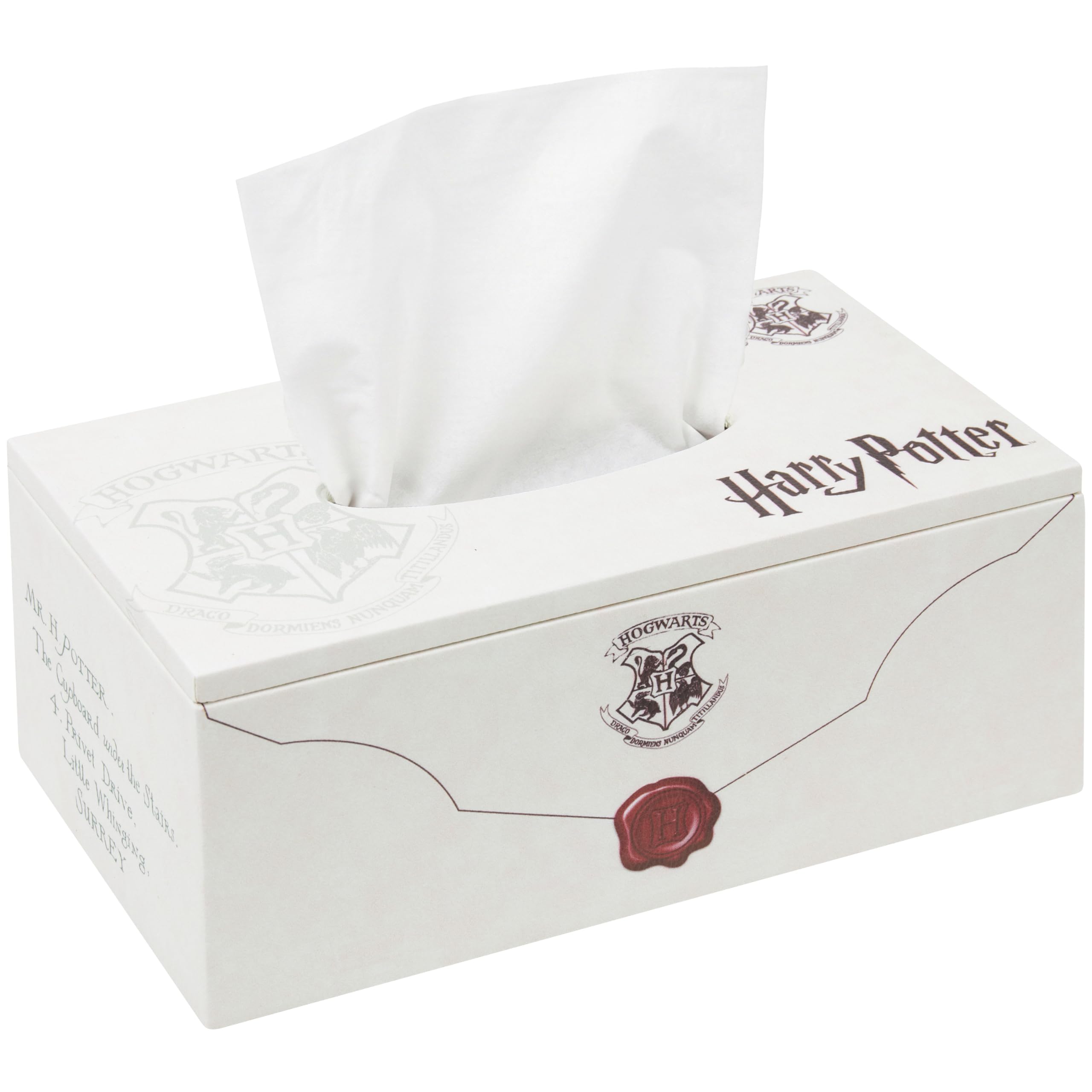 Get Trend Harry Potter Wooden Tissue Box Holder Rectangle, Home Table Decor