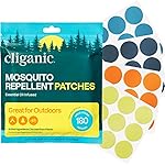 Cliganic Mosquito Repellent Stickers (180 Pack) - Patches for Kids & Adults, Natural DEET-Free, Citronella Essential Oil Infused