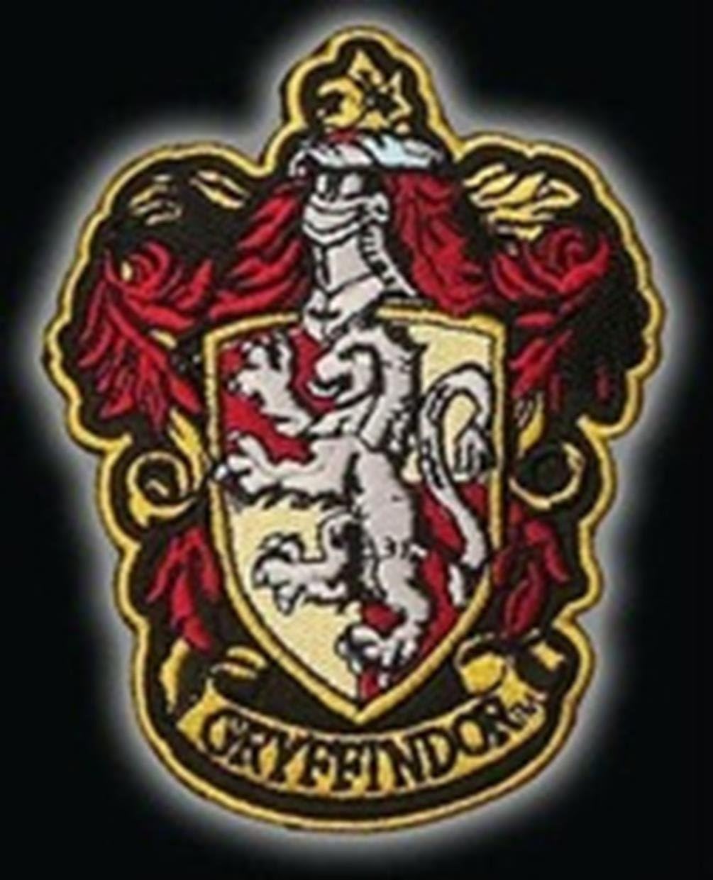 Harry potter Gryffindor school badge Sew/Iron on patch badge motiff fancy dress 9 x 11.5 cm