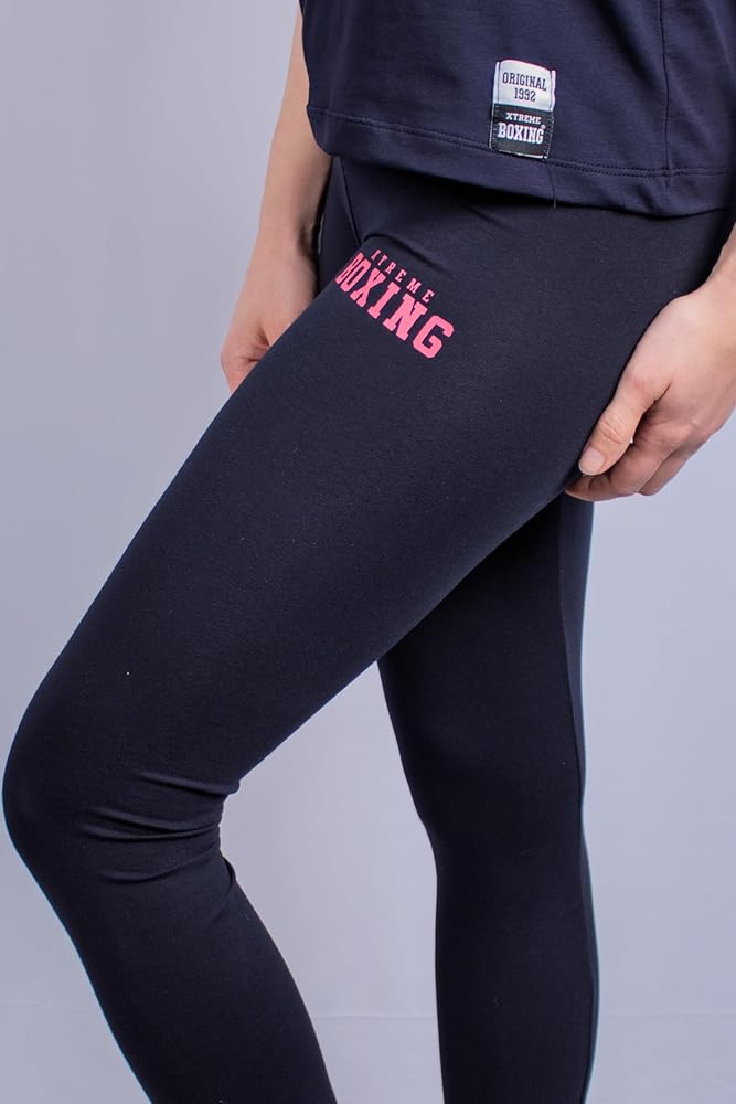 XTREME BOXING - Leggings Donna in Cotone Leggero, Morbidi e Comodi, Ideali  per Palestra, Fitness, Yoga, Running e Tempo Libero Colori Assortiti  XLEG301 (XXL, Blu) : Amazon.it: Moda