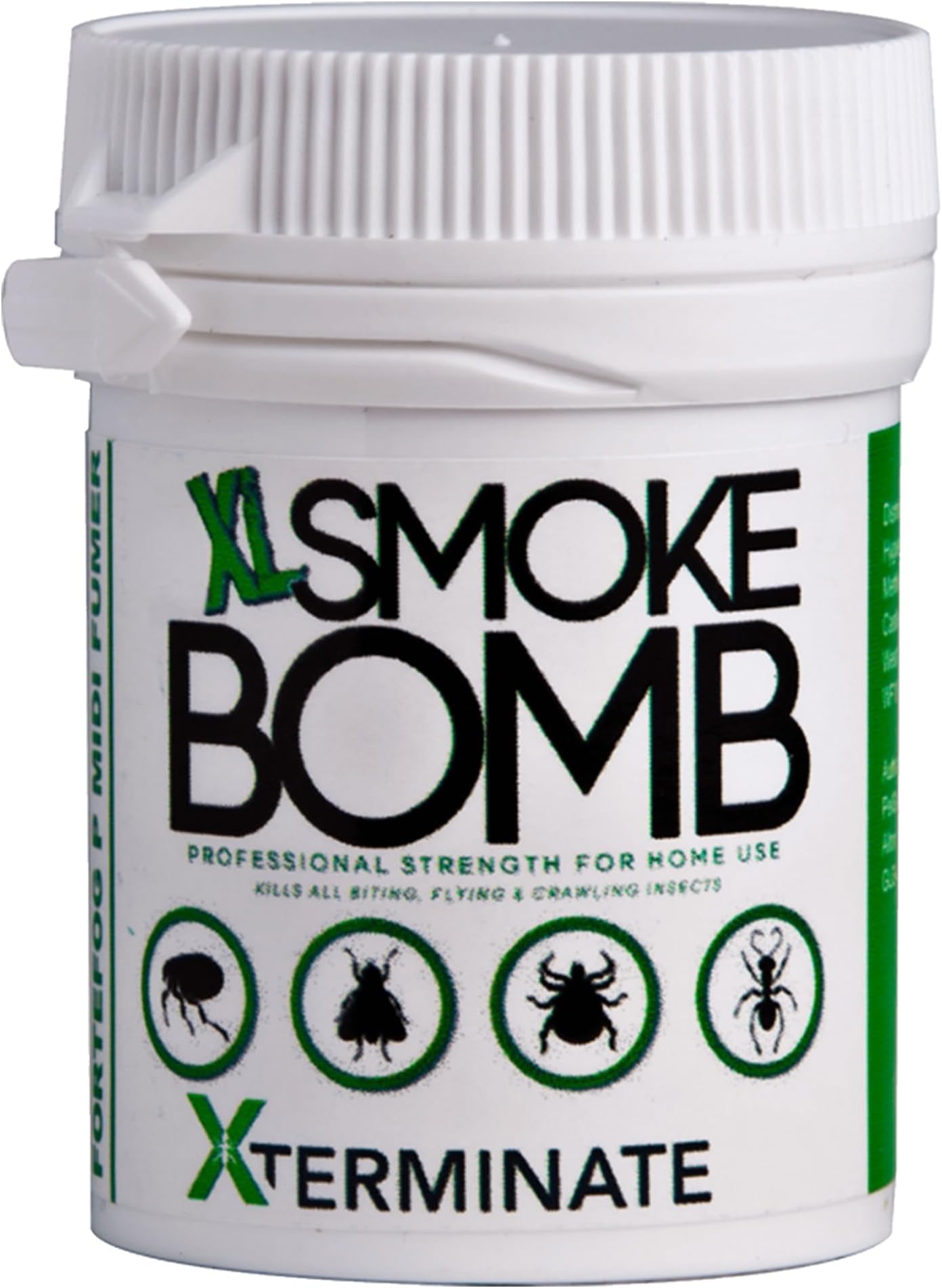 Xterminate XL 11g Smoke Bomb Fogger Killer For Fleas, Bed bug, Carpet Moths, Cluster Fly, Silverfish, Carpet Beetle Insects (HSE Approved And Tested) (1 x 11g)