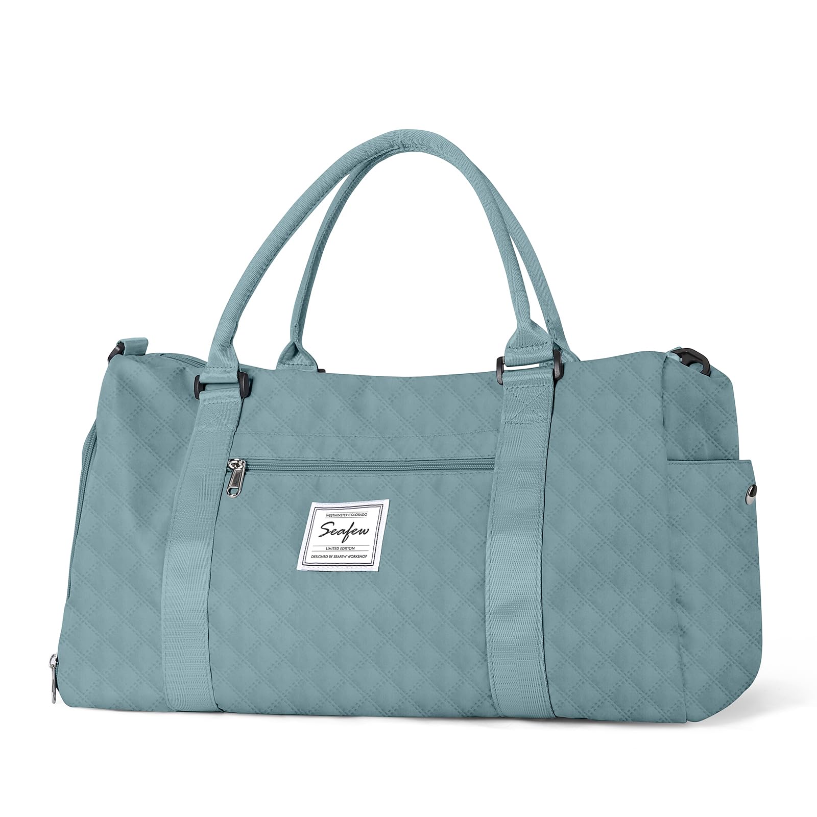 HYC00Cabin Bag 45x36x20 for Easyjet Airlines Underseat Travel Bag with  Shoes Compartment, Holdall Bag Carry on Hand Luggage, Weekend Overnight Bag