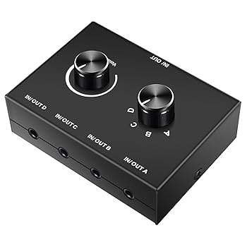 Hosa SLW-333 オーディオスイッチャーセレクター Hosa SLW-333 Passive Stereo Monitor Switcher | Sweetwater