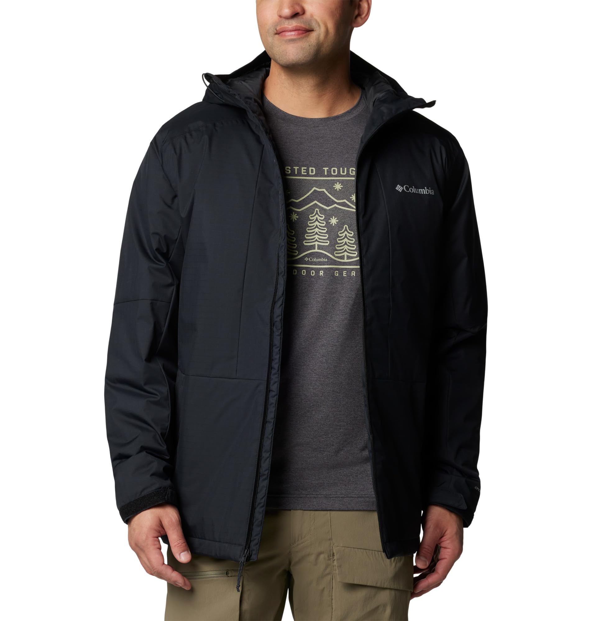 Columbia Herren Point Park 2 Isolierte Jacke Winterjacke (1er Pack)