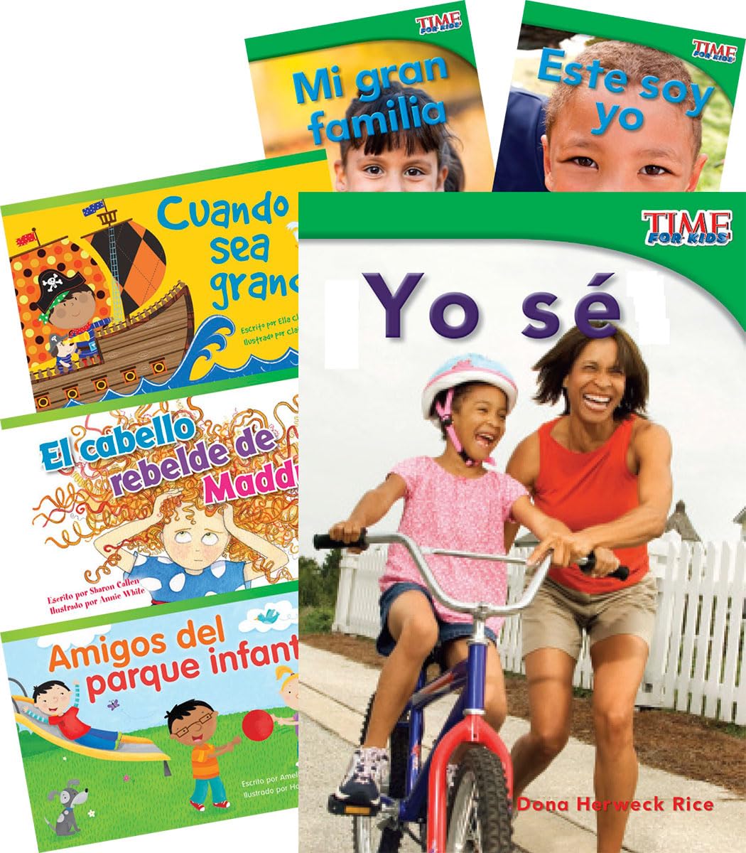 Teacher Created Materials - Classroom Library Collections: Todo sobre mi (Me, Myself, and I) - 6 Book Set - Grade 1 - Guided Reading Level B
