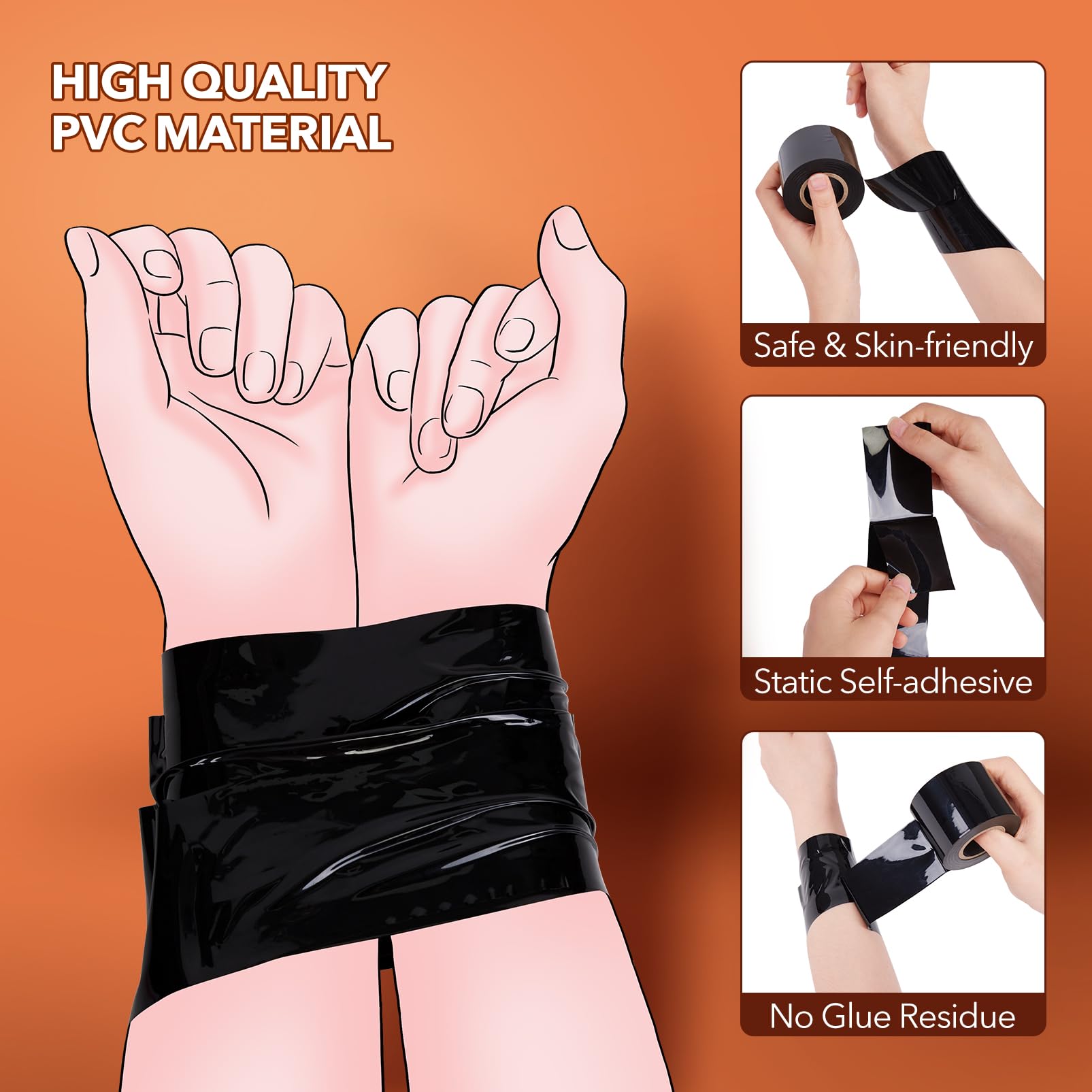 BDSM Bondage Restraints Tape Set